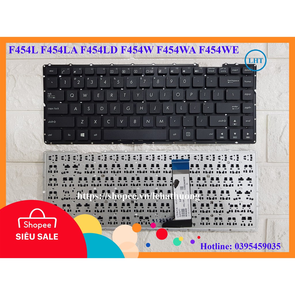 Bàn Phím Asus F454LA F454L F454LD F454W F454WA F454WE