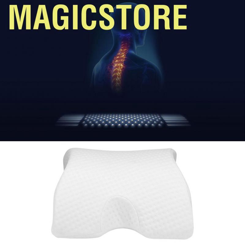 Magicstore Arch U Shape Pillow Curved Memory Foam Sleeping Neck for Home Office Bed