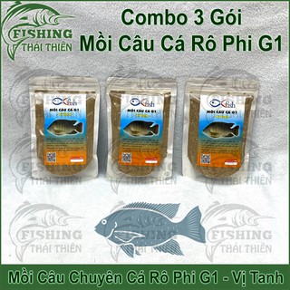 Mồi Câu Cá Rô Phi G1 Vị Tanh Gói 250g