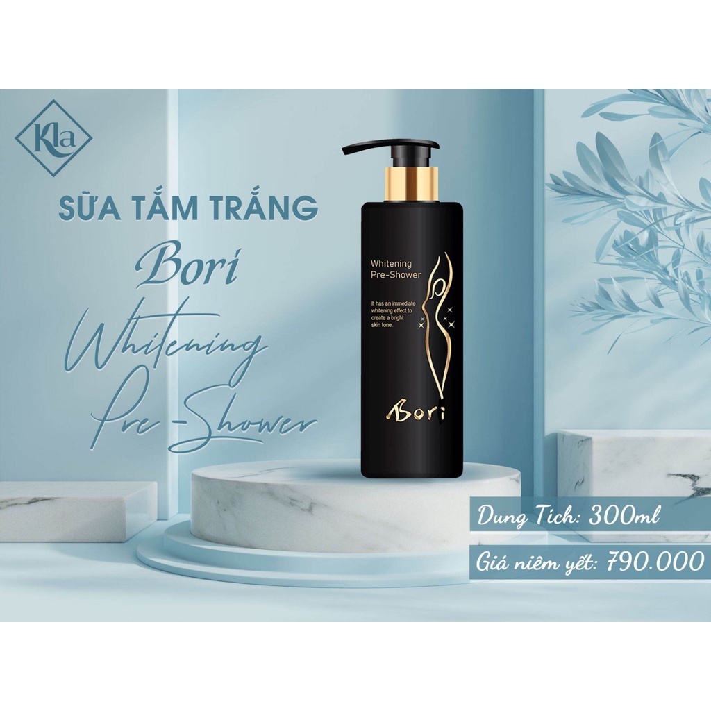 Sữa Tắm Trắng Da BORI, Sữa Tắm Nước Hoa Siêu Trắng, Dưỡng Ẩm Hiệu Qủa Ngay Lần Đầu Sử Dụng [ Auth ]