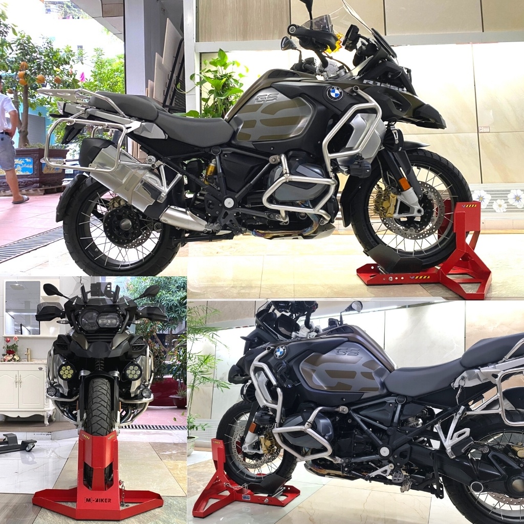 Ben nâng xe moto kẹp bánh trước, sau Mbiker mã số Mb118 Hàng chính hãng