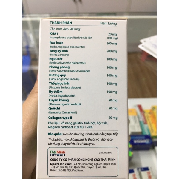 Viên xương khớp Khương Thảo Đan