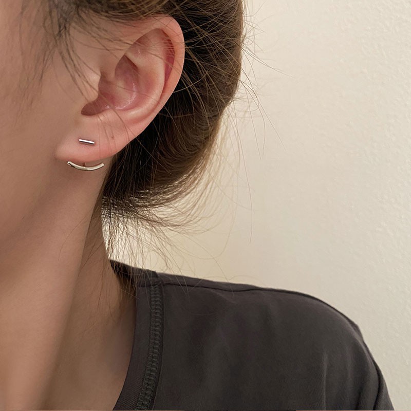Khuyên tai hình mặt cười phong cách Hàn Quốc