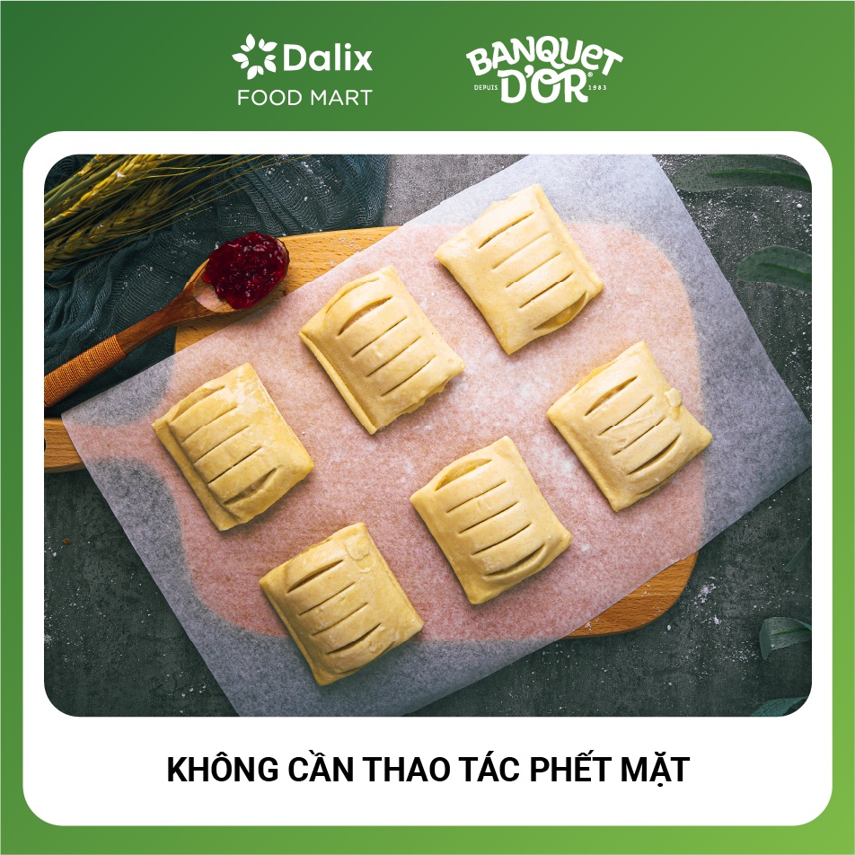 Set bánh táo 40gr x 6 bánh - nhập khẩu Pháp