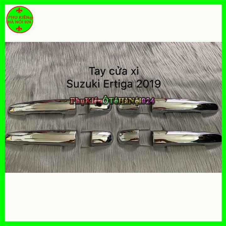 Bộ 4 Ốp Tay Nắm Cửa Mạ Crom Ô Tô Ertiga 2019-2021