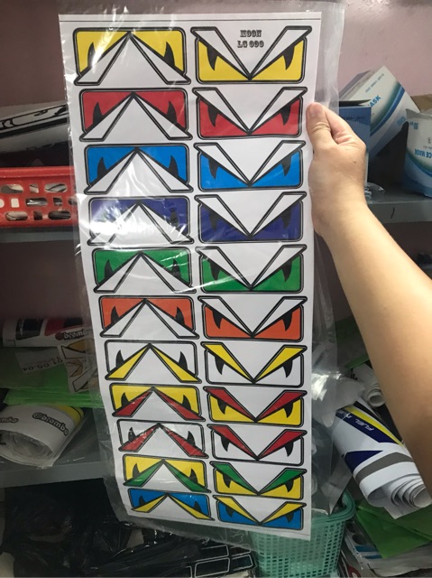 Tem Decal Mắt Cú Siêu Ngầu Sale Rẻ