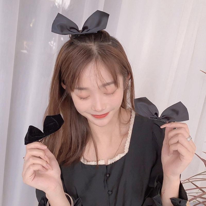 Kẹp Tóc Hình Nơ Bản To Phong Cách Hàn Quốc