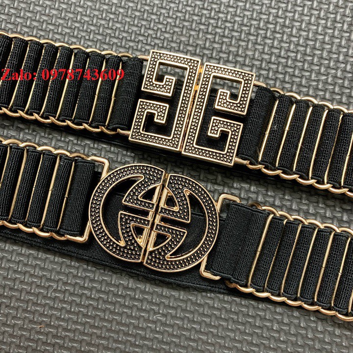 Đai váy thắt lưng nữ G KẾT ĐỒNG 3cm