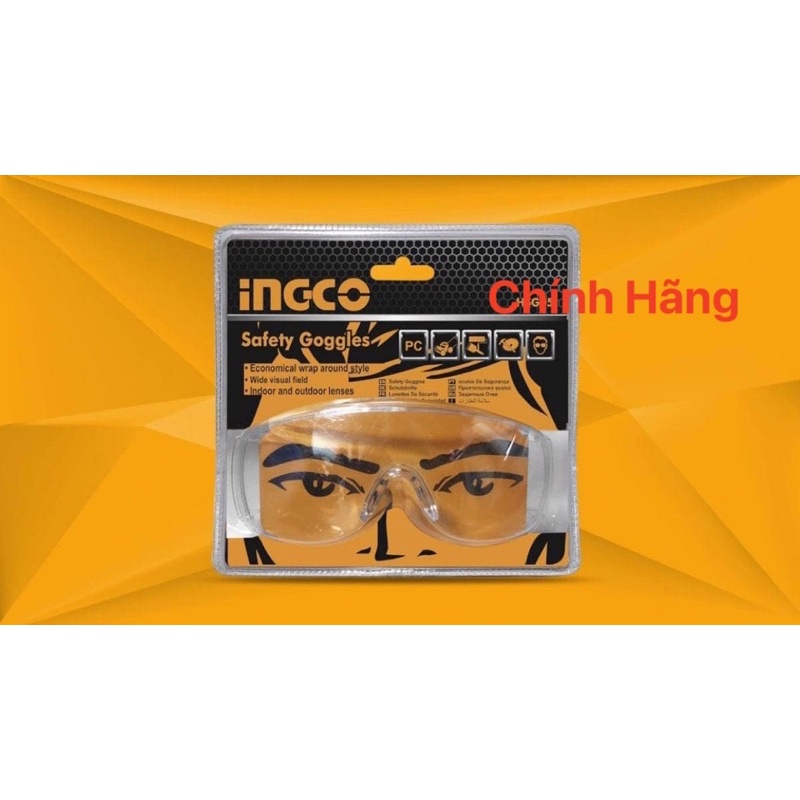 INGCO Kính bảo hộ HSG05 (Cam kết Chính Hãng 100%)