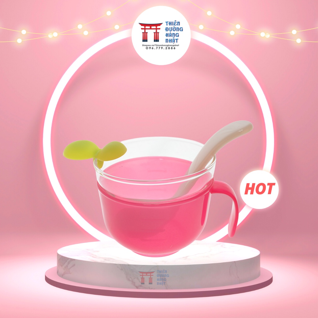 Cốc nấu cháo và cơm nát trong nồi cơm điện ăn dặm Richell Nhật Bản 310ml