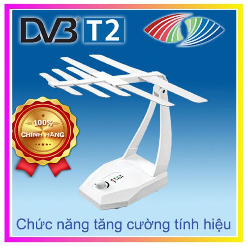 ANTEN Thông Minh 360 Kỹ Thuật Số DVB T2 Model HJD 102- 105  - Ăng ten tivi trong nhà