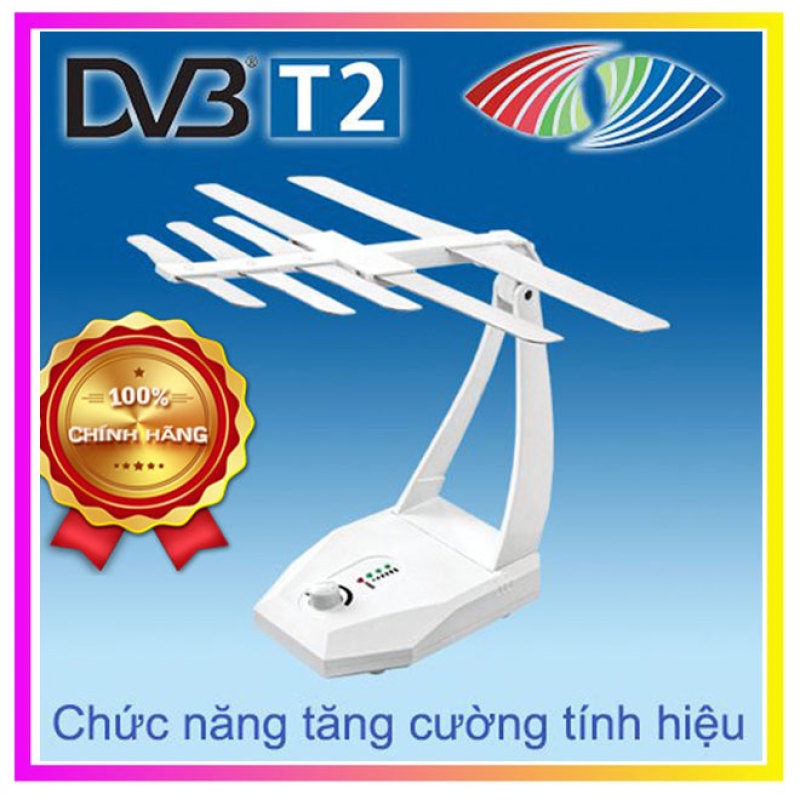 ANTEN Thông Minh 360 Kỹ Thuật Số DVB T2 Model HJD 102- 105 (Chính Hãng) - Ăng ten tivi trong nhà