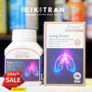 Viên thải độc phổi Lung Detox Vitatree hộp 60 viên - Vitatree của Úc - bổ phổi