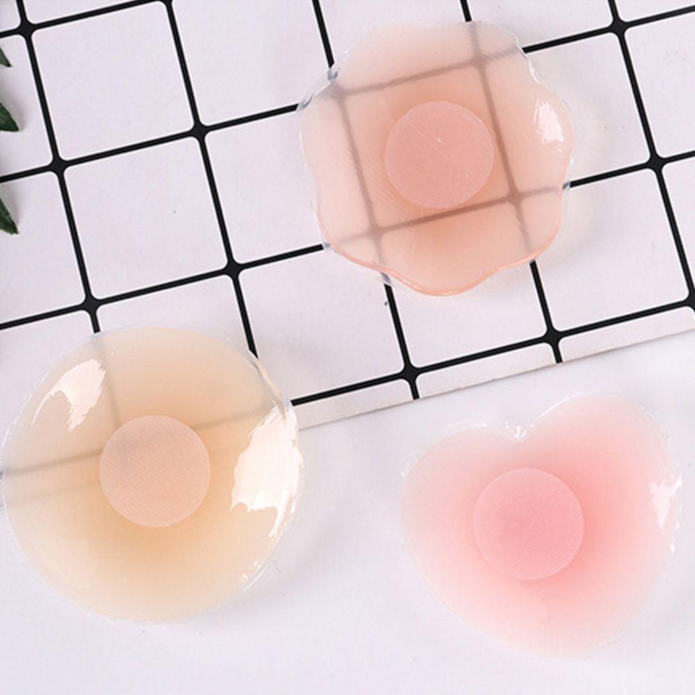 Miếng Dán Ngực Bằng Silicone Siêu Mỏng Tiện Dụng Cho Nữ