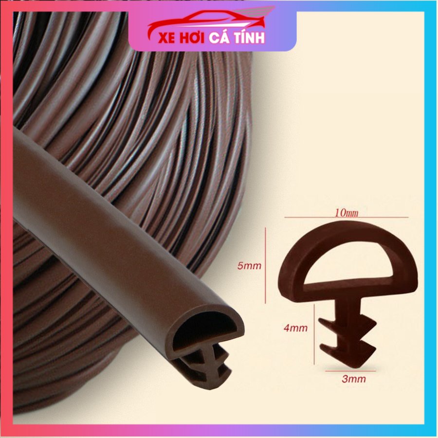 Ron Gioăng Sợi Chữ T Cây Thông Cao Su Nhét Chèn Làm Kín Khít Khe Hở Khung Cửa Gỗ