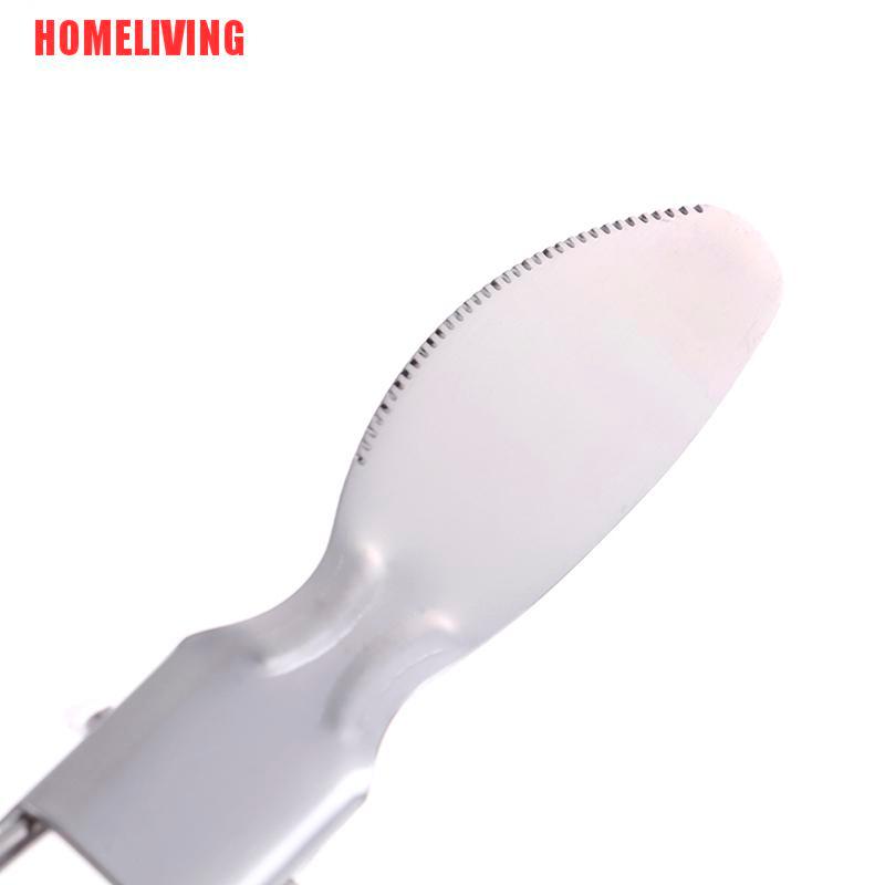 1 Bộ Dao Muỗng Nĩa Du Lịch Gấp Gọn Tiện Lợi