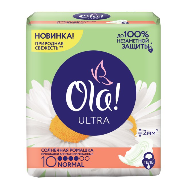 BĂNG VỆ SINH OLA ULTRA SIÊU THẤM HƯƠNG HOA CÚC DỊU NHẸ 10 MIẾNG