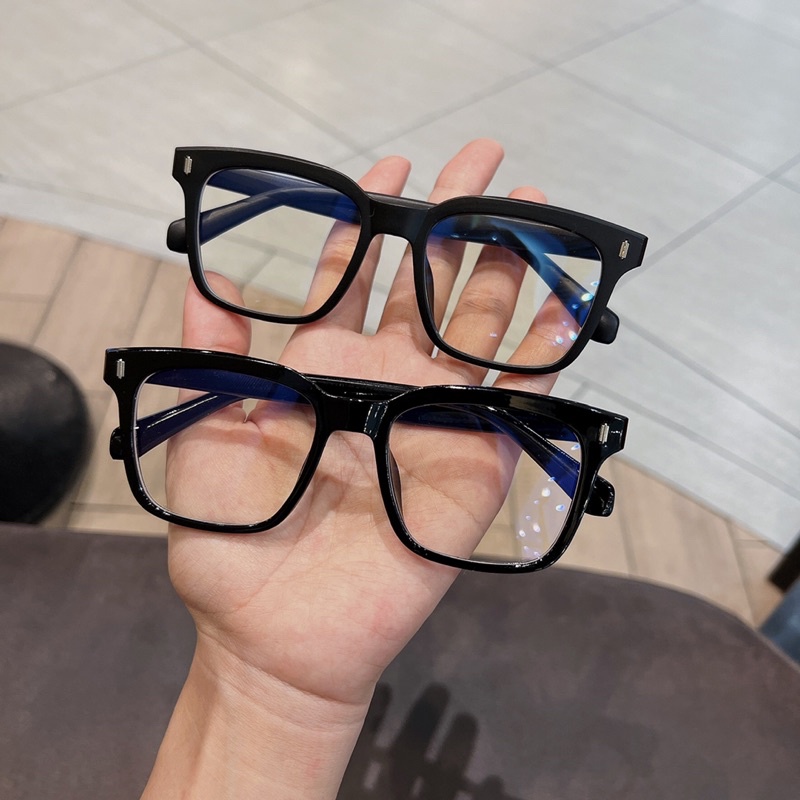 Kính giả cận, Gọng kính vuông ombre nam nữ mẫu mới 5301 chống ánh sáng xanh, UV400 Jolie eyewear