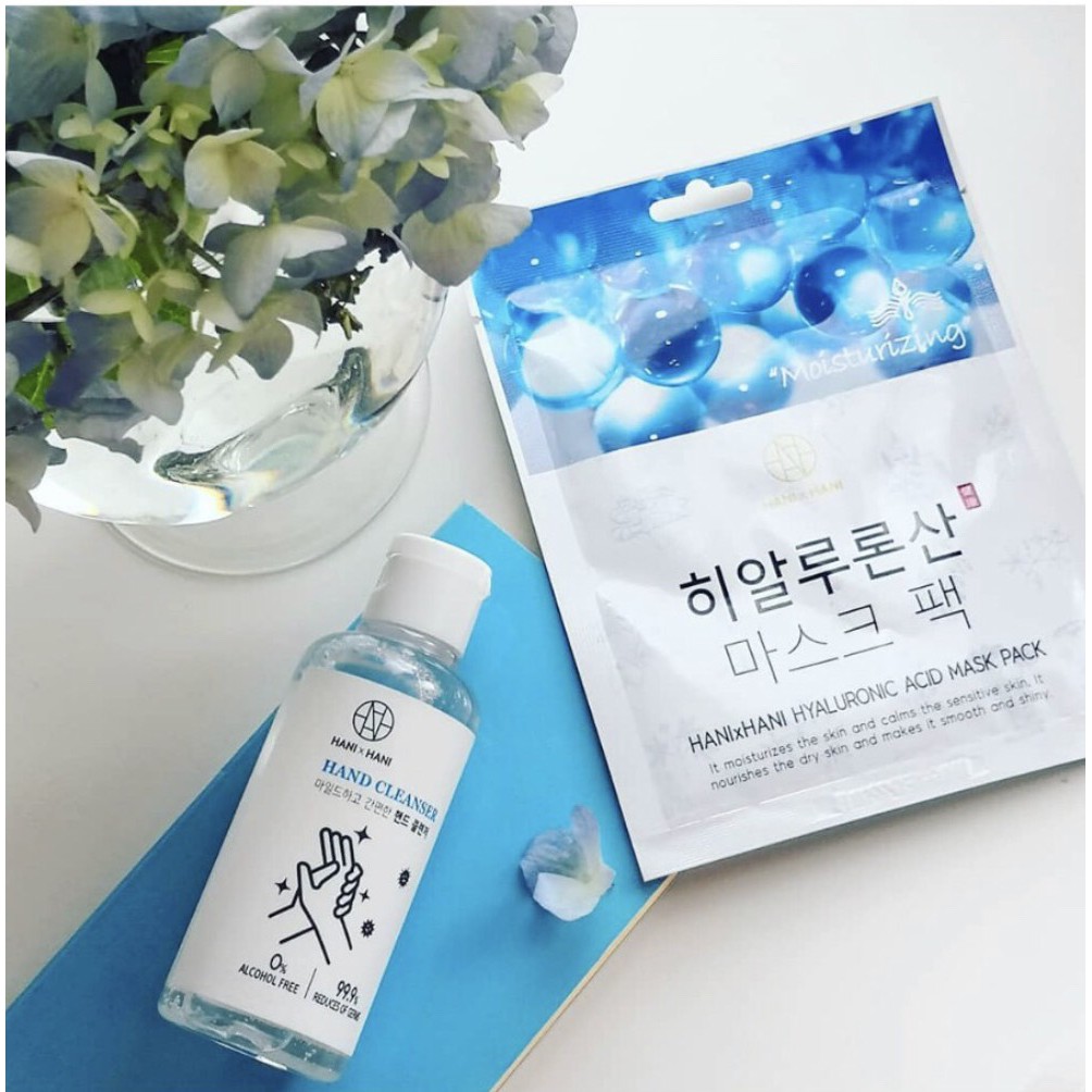 Mặt Nạ Cấp Ẩm - Tái Tạo Da Tinh Chất Hyaluronic Acid Hani x Hani/ Hani x Hani Hyaluronic Acid Mask Sheet