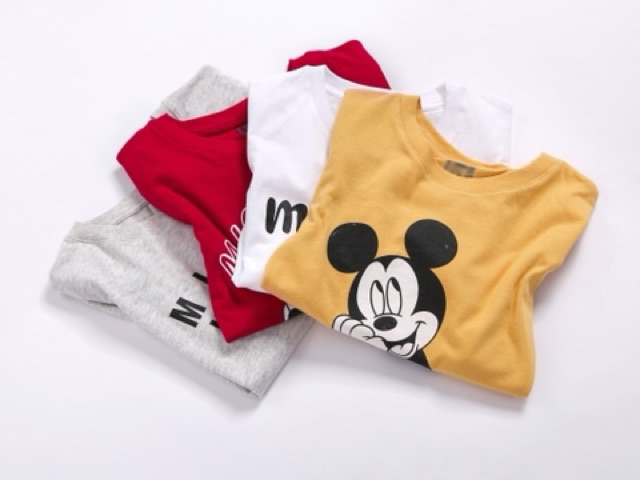 Áo phông croptop dáng lửng Mickey