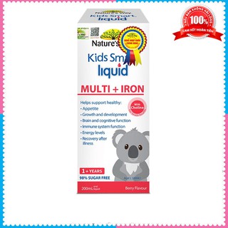 Nature's Way Kids Smart Multi Iron Liquid - Bổ sung sắt và các vi chất cần thiết cho trẻ nhỏ