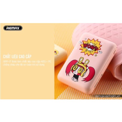 🌟🌟CHÍNH HÃNG🌟🌟PIN SẠC DỰ PHÒNG Remax RPP_117 10.000mAh { SIÊU KUTE BẢO HÀNH ĐỔI MỚI} | BigBuy360 - bigbuy360.vn