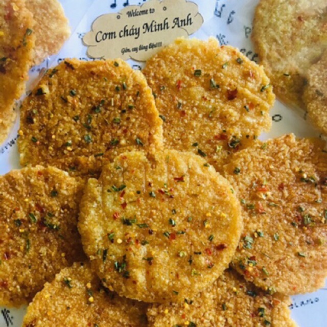Combo 10 gói Cơm cháy mắm hành loại ngon| KingFood - Thế Giới Đồ Ăn Vặt - Đồ Ăn Vặt Hà Nội
