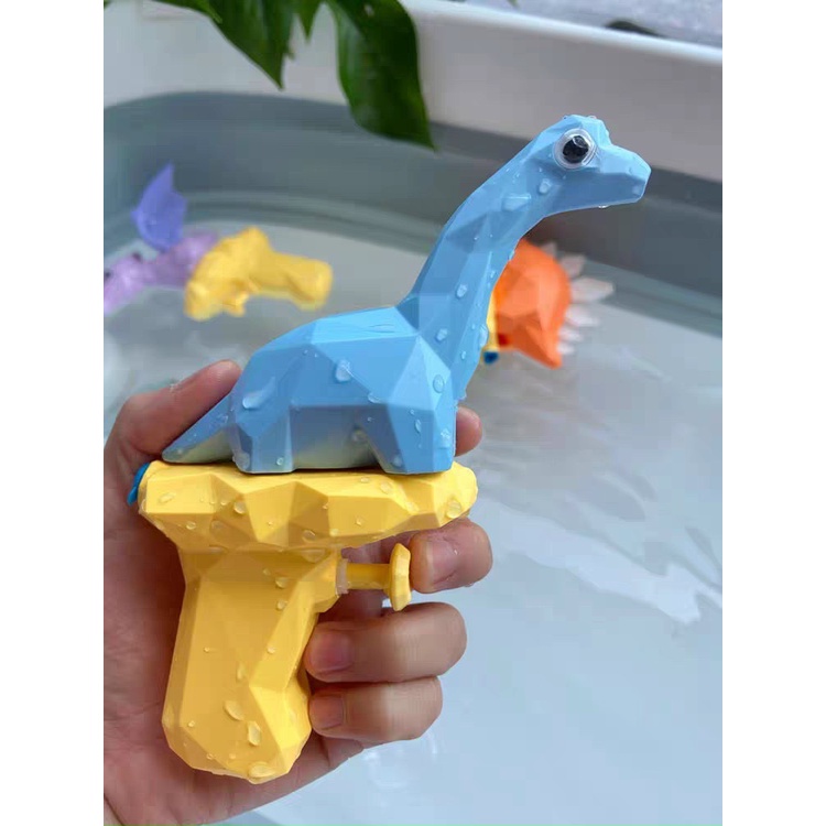 Súng phun nước đồ chơi hình khủng long nhiều mẫu dễ thương cho bé