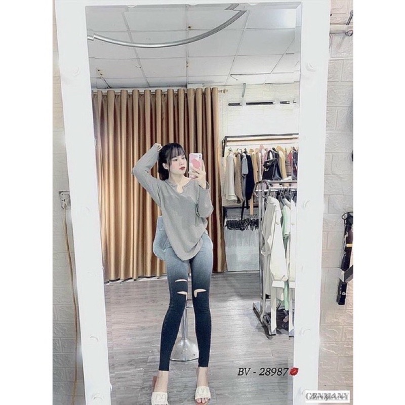 QUẦN BÒ CẠP CAO, GIÃN, LOANG RÁCH XẺ 💥SIÊU ĐẸP,SIÊU RẺ💥