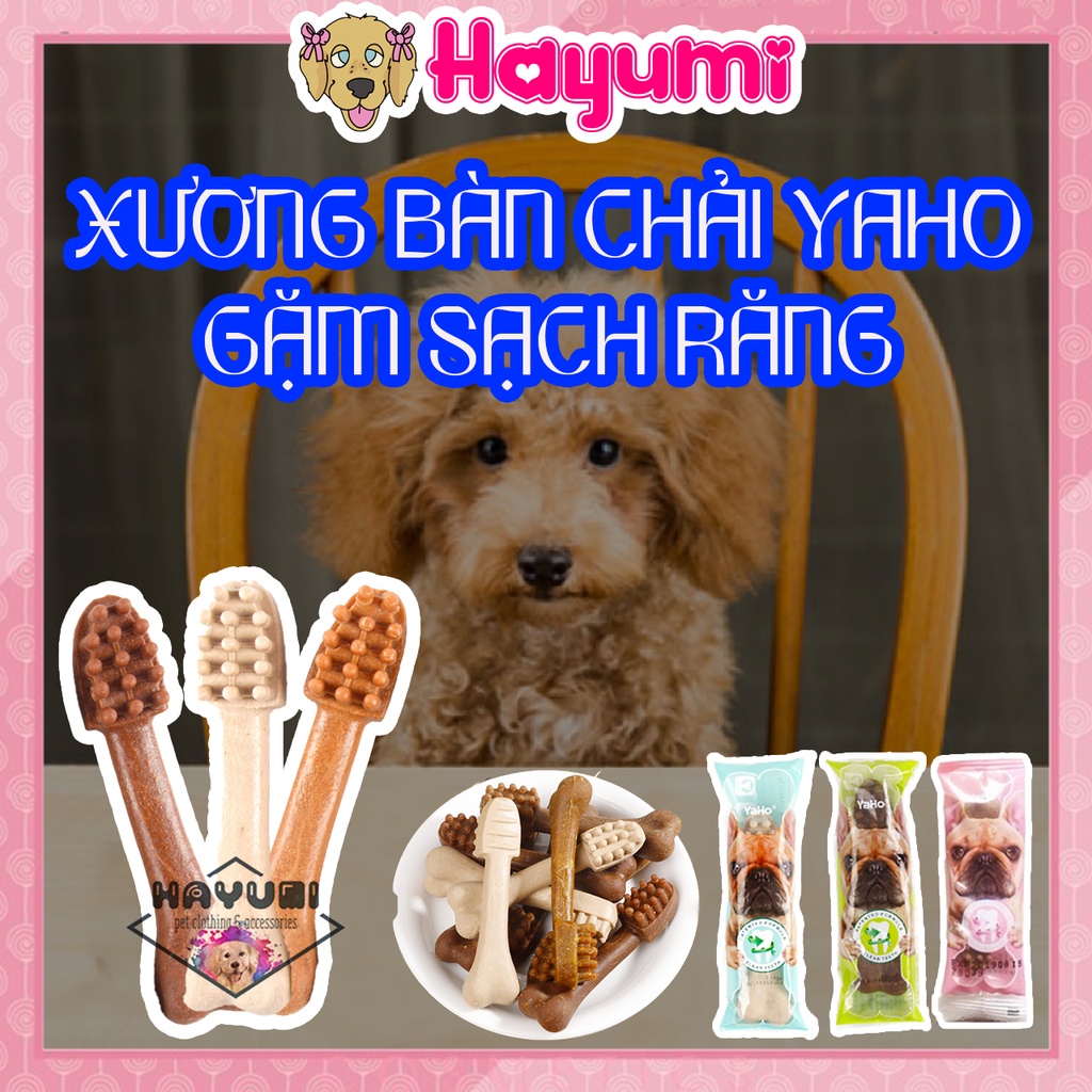 XƯƠNG BÀN CHẢI YAHO GẶM SẠCH RĂNG 15G - HAYUMI