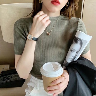 Áo len cộc tay thu đông
