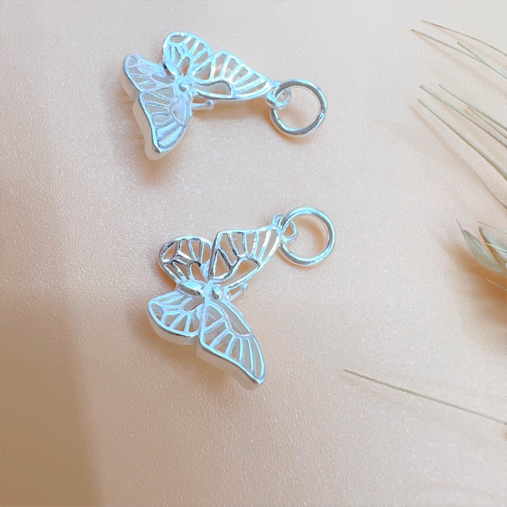 Charm treo hình bướm dày dặn - Charm bạc 925 - Mã CB167