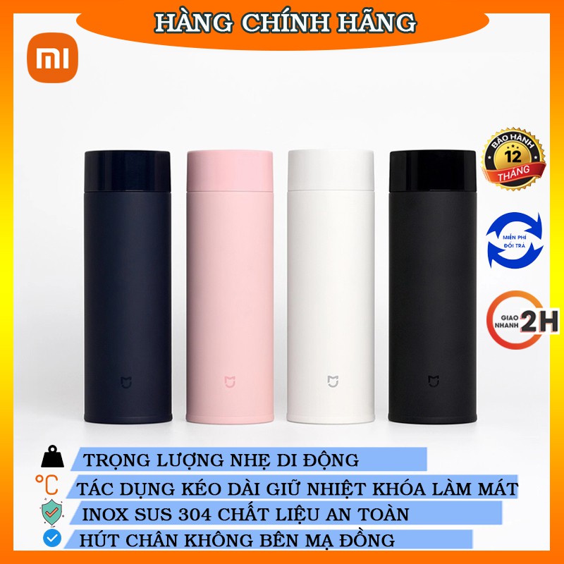 Bình Giữ Nhiệt Xiaomi Mijia hai lớp chân không thép không gỉ 304 giữ nhiệt lên đến 6 tiếng