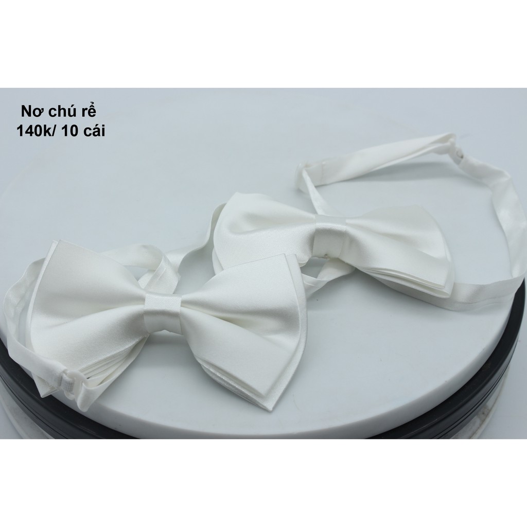 Nơ đeo cổ nam chú rể KING thắt sẵn vải silk lụa cao cấp 2 lớp cho đồng phục học sinh, công sở giá rẻ X01