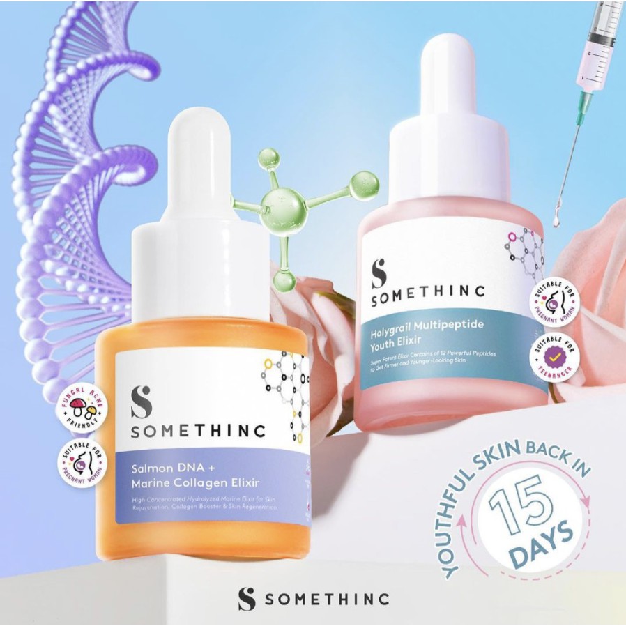 (Hàng Mới Về) Serum Somethinc Salmon Dna + Marine Collagen Elixir Holygrail Multipeptide Youth Elixir