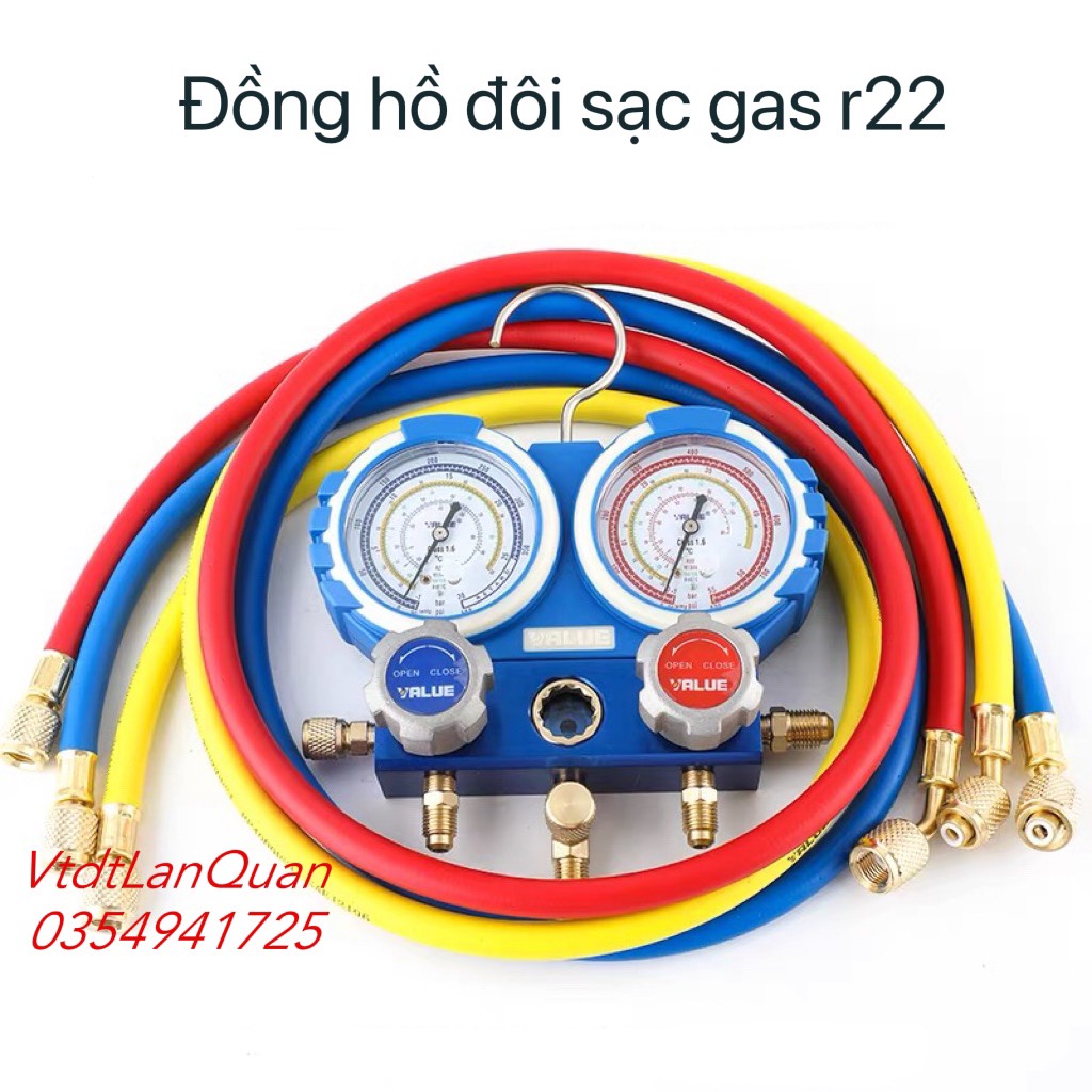 Đồng Hồ Gas Đôi VALUE r22 và r410
