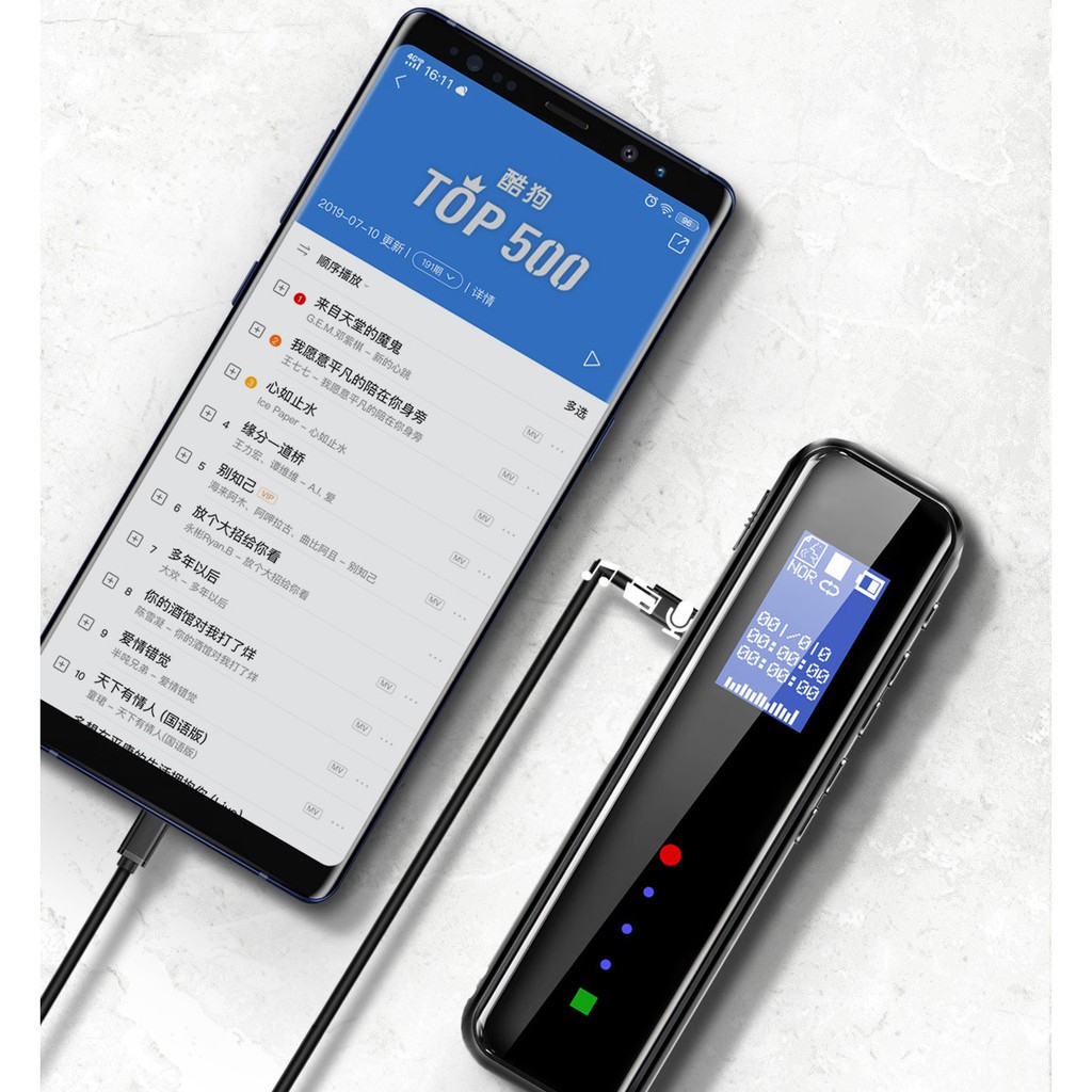 Máy Ghi Âm Chuyên Nghiệp T90 Bộ Nhớ Trong 8GB