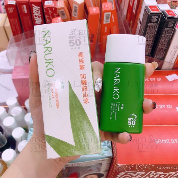 Kem Chống Nắng Tràm Trà Naruko Tea Tree Anti – Acne Sunscreen SPF50 PA+++