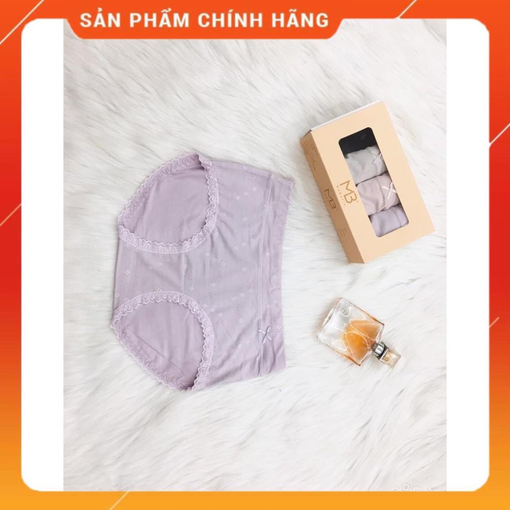 FREESHIP [CHÍNH HÃNG] [SIÊU KHUYẾN MÃI] Quần lót nữ cotton thông hơi cao cấp họa tiết xinh thương hiệu MB MaBelle