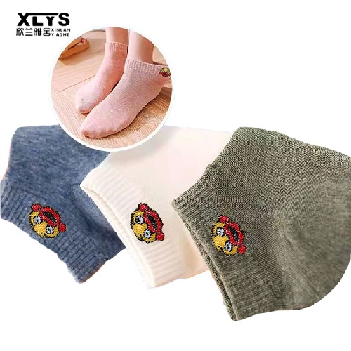 Vớ ngắn tới mắt cá chân XINLANYASHE vải cotton Thái Lan unisex