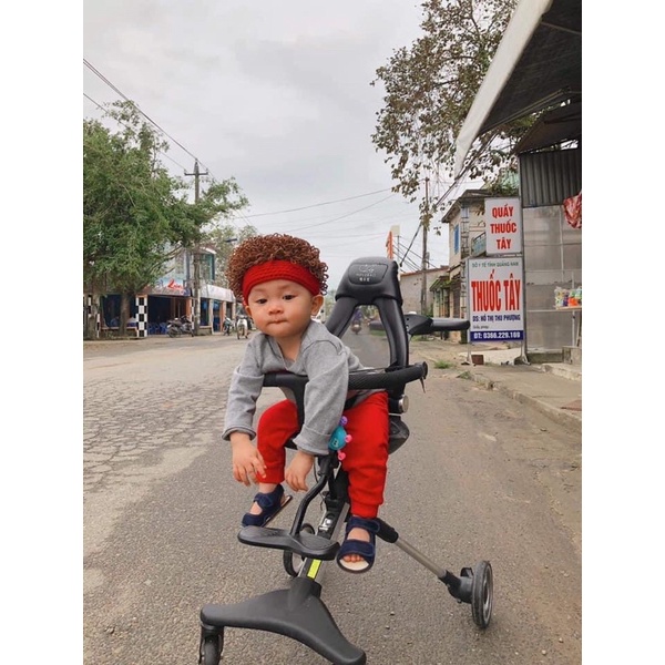 Mũ len tóc xù cho bé