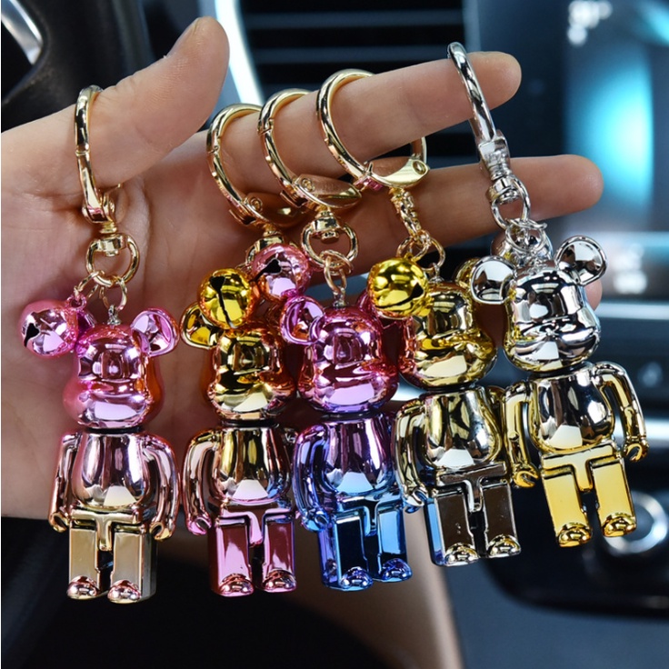 [Mã LIFEXANH03 giảm 10% đơn 500K] Móc khóa Gấu Bearbrick cao cấp, phụ kiện trang trí độc đáo hàng có sẵn