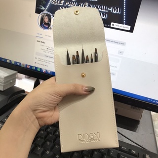 Ví da đựng bút, cọ, dụng cụ nails