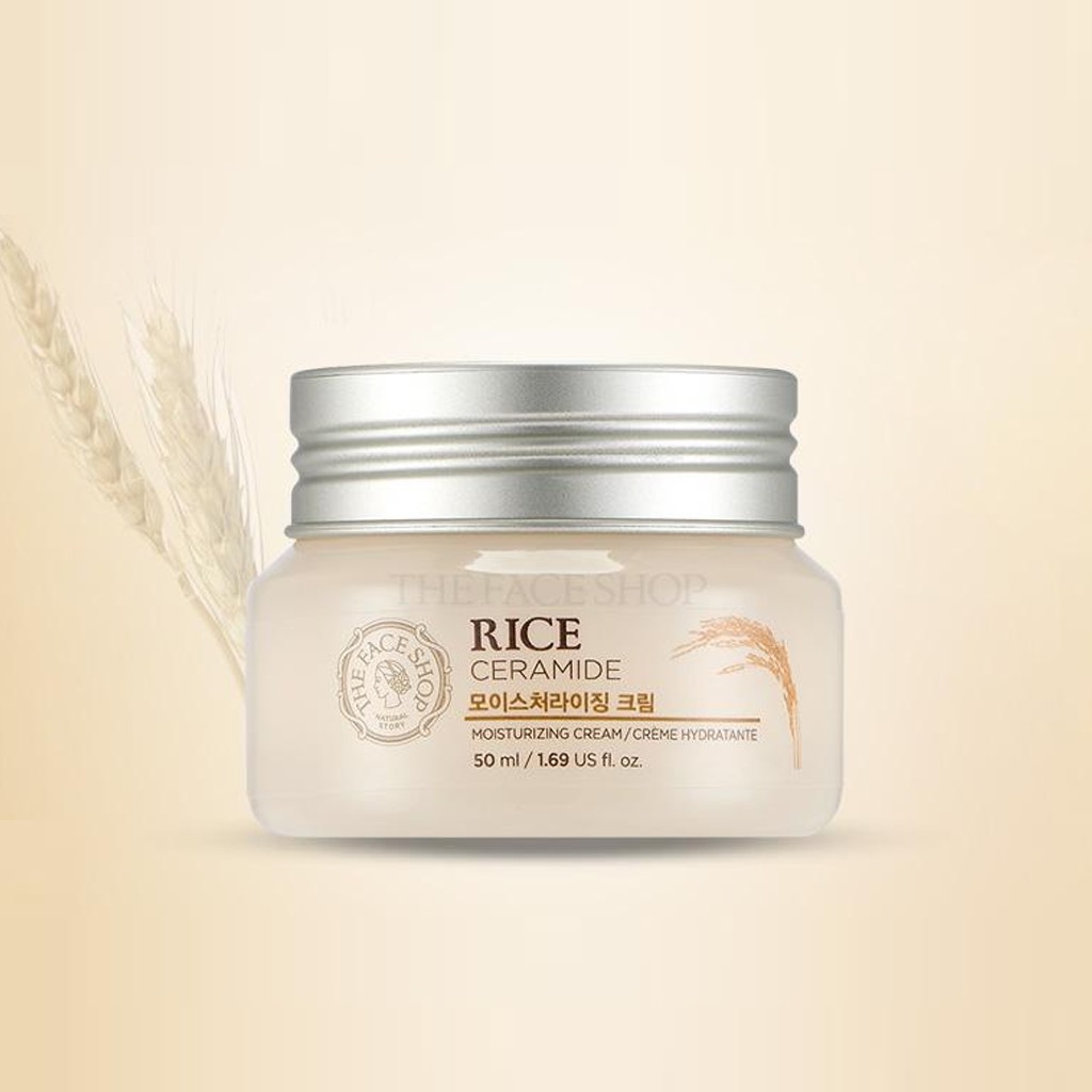 [THE FACE SHOP] Bộ Mỹ Phẩm Chăm Sóc Da Từ Gạo & Ceramide Dưỡng Ẩm RICE & CERAMIDE