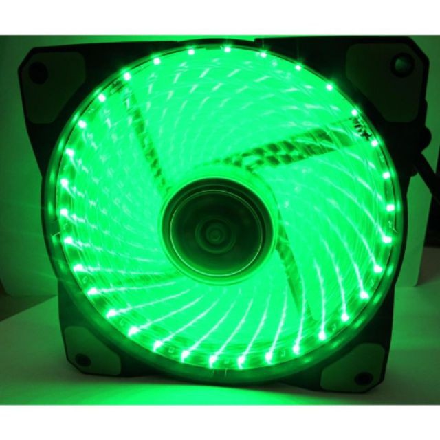 Fan case 12cm led xanh lá | fanled 33 bóng xanh lá