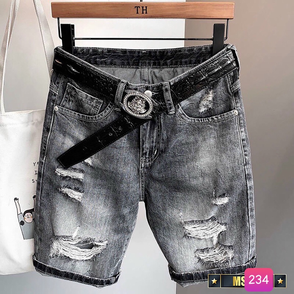 Quần Short Jean,  Đùi Rin Nam Co Giãn 4 chiều M044