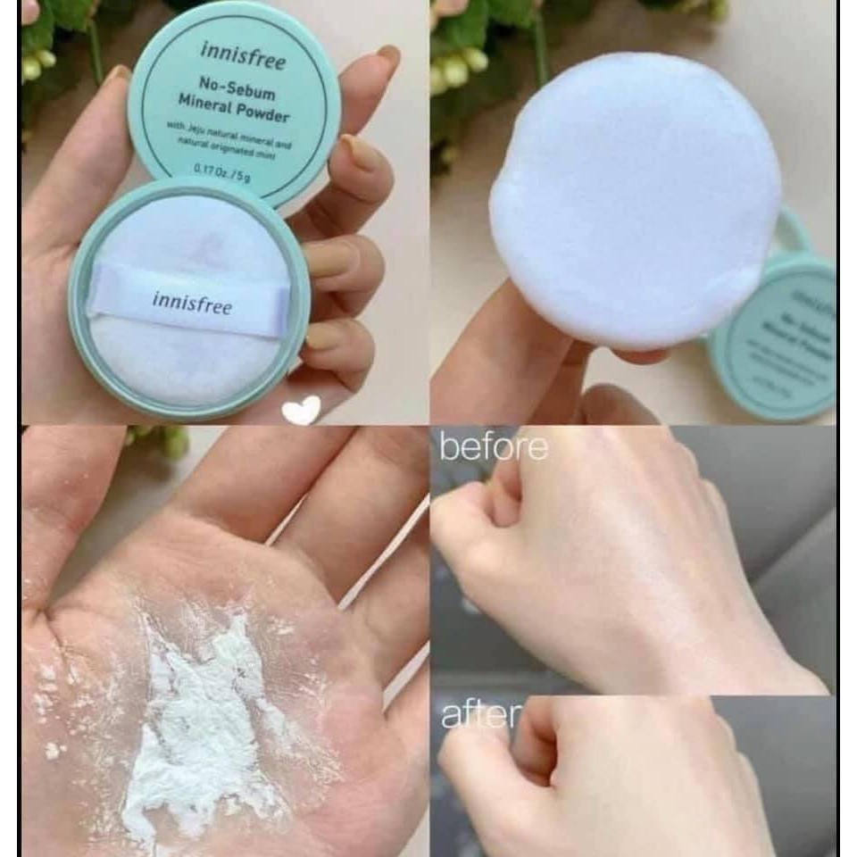 Phấn phủ dạng bột kiềm dầu Innisfree - No sebum | BigBuy360 - bigbuy360.vn