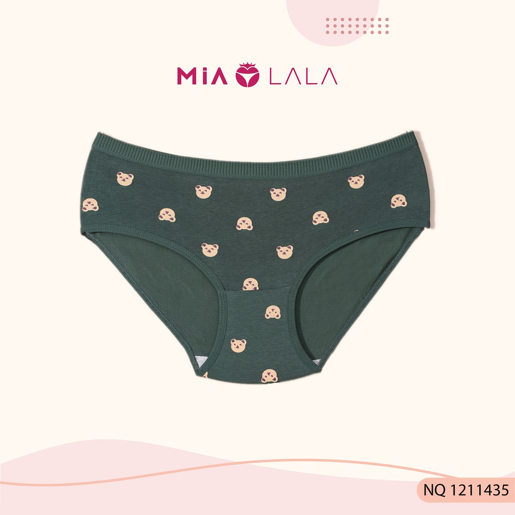 Quần lót nữ cotton Mialala thấm hút tốt, mềm mại, họa tiết gấu xinh xắn, đáng yêu NQ1211435 | BigBuy360 - bigbuy360.vn