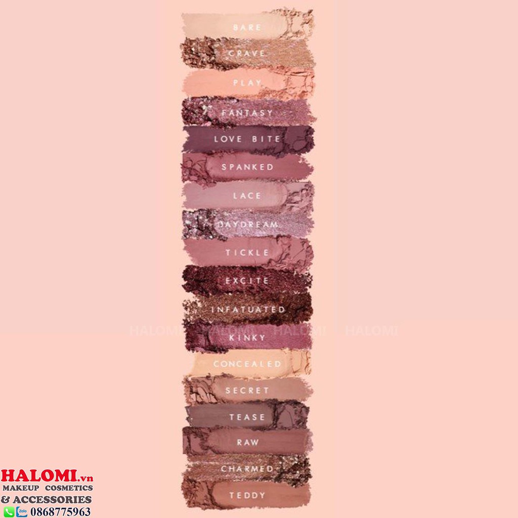 Phấn mắt HUDA BEAUTY Naughty Nude Eyeshadow Palette 18 Ô Chuẩn
