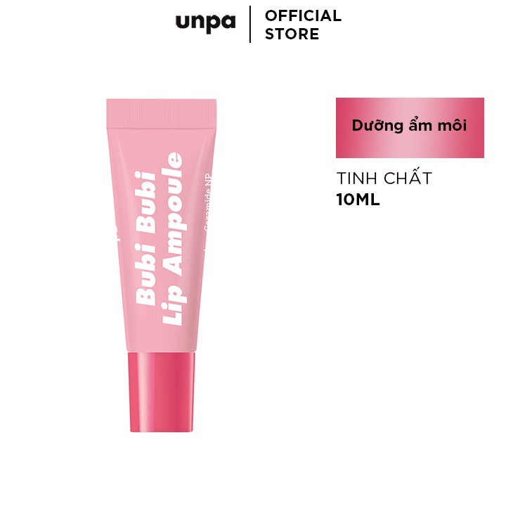 Tinh Chất Dưỡng Môi Căng Mọng Và Dưỡng Ẩm Sâu Unpa Bubi Bubi Lip Ampoule 10g